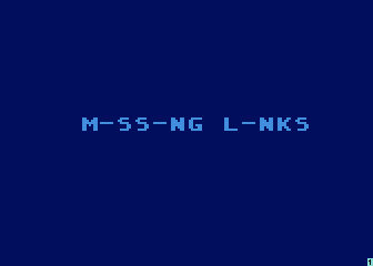 M-ss-ng L-nks