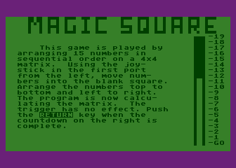 Magic Square