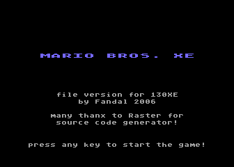 Mario Bros. XE