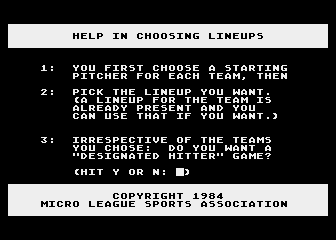 Micro League Baseball