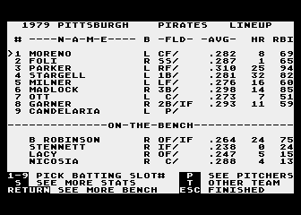 Micro League Baseball (color version)