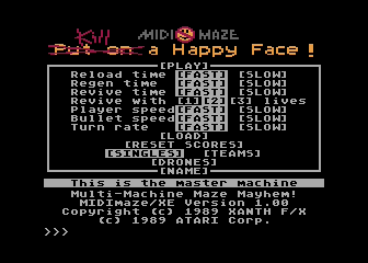 MIDIMaze/XE