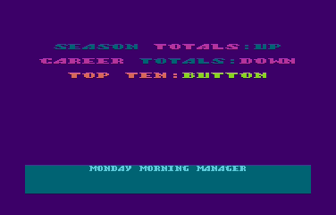 Monday Morning Manager