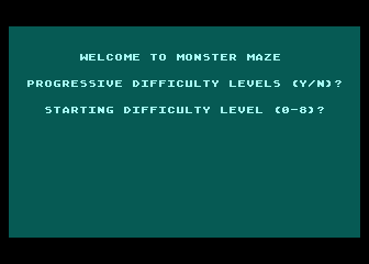 Monster Maze