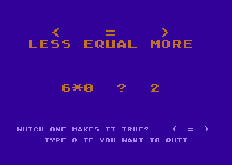 MoreLess < = >
