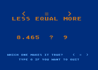 MoreLess < = >