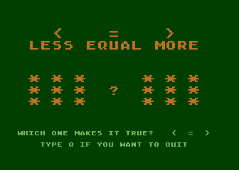 MoreLess < = >
