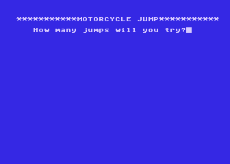 Motorcycle Jump