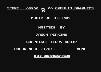 Monty On The Run
