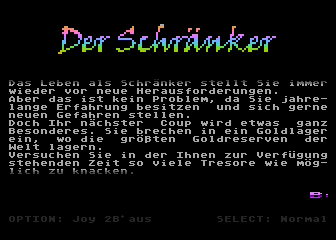 Schraenker, Der