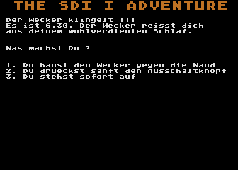 SDI I Adventure, The