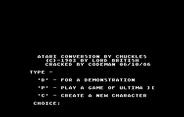Ultima II: Revenge of the Enchantress