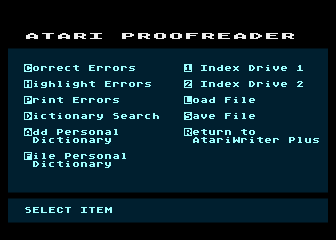 AtariWriter Plus
