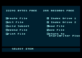 AtariWriter Plus